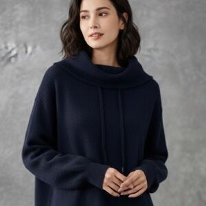 Beatrix OST Super Fine Merino wool Cowl Neck Sweater- size small